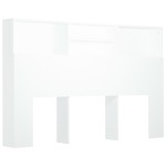 vidaXL Tăblie de pat cu dulap, alb, 160x19x103,5 cm vidaXL Tăblie de pat cu dulap, alb, 160x19x103,5 cm