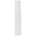 vidaXL Tăblie de pat cu dulap, alb extralucios, 180x19x103,5 cm vidaXL Tăblie de pat cu dulap, alb extralucios, 180x19x103,5 cm