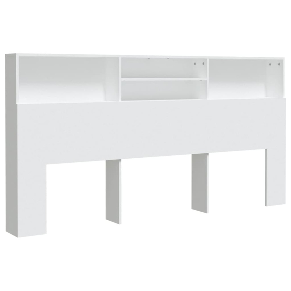 vidaXL Dulap tăblie, alb, 200x19x103,5 cm