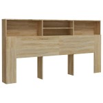 vidaXL Dulap tăblie, stejar Sonoma, 200x19x103,5 cm