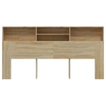 vidaXL Dulap tăblie, stejar Sonoma, 200x19x103,5 cm