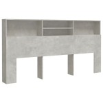 vidaXL Dulap tăblie, gri beton, 200x19x103,5 cm vidaXL Dulap tăblie, gri beton, 200x19x103,5 cm