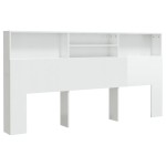 vidaXL Dulap tăblie, alb extralucios, 200x19x103,5 cm vidaXL Dulap tăblie, alb extralucios, 200x19x103,5 cm