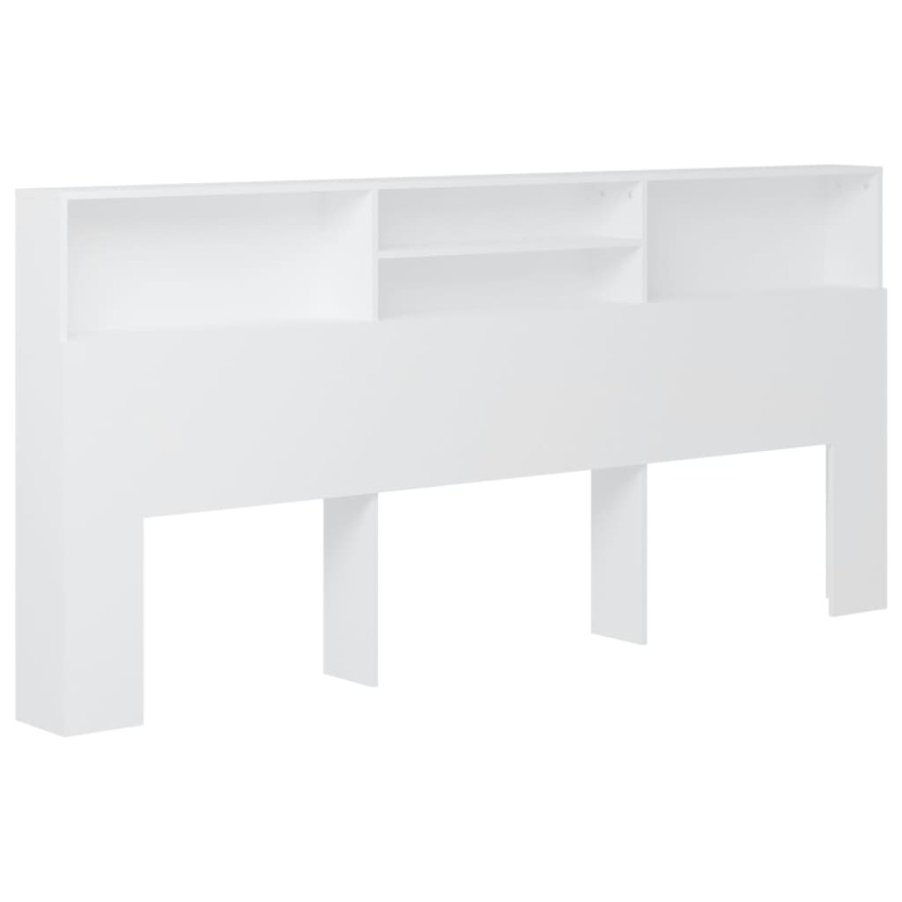 vidaXL Dulap tăblie, alb, 220x19x103,5 cm