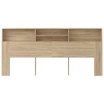 vidaXL Dulap tăblie, stejar Sonoma, 220x19x103,5 cm