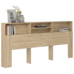 vidaXL Dulap tăblie, stejar Sonoma, 220x19x103,5 cm