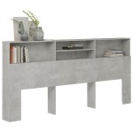 vidaXL Dulap tăblie, gri beton, 220x19x103,5 cm vidaXL Dulap tăblie, gri beton, 220x19x103,5 cm
