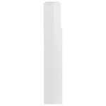 vidaXL Tăblie pat cu dulap, alb extralucios, 220x19x103,5 cm vidaXL Tăblie pat cu dulap, alb extralucios, 220x19x103,5 cm