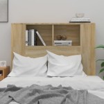 vidaXL Tăblie de pat cu dulap, stejar sonoma, 100x18,5x102,5 cm vidaXL Tăblie de pat cu dulap, stejar sonoma, 100x18,5x102,5 cm