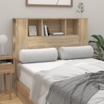 vidaXL Tăblie de pat cu dulap, stejar sonoma, 120x18,5x102,5 cm vidaXL Tăblie de pat cu dulap, stejar sonoma, 120x18,5x102,5 cm