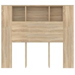 vidaXL Tăblie de pat cu dulap, stejar sonoma, 120x18,5x102,5 cm vidaXL Tăblie de pat cu dulap, stejar sonoma, 120x18,5x102,5 cm