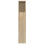 vidaXL Tăblie de pat cu dulap, stejar sonoma, 120x18,5x102,5 cm vidaXL Tăblie de pat cu dulap, stejar sonoma, 120x18,5x102,5 cm