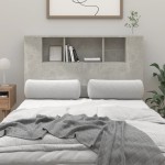 vidaXL Dulap tăblie, gri beton, 120x18,5x102,5 cm vidaXL Dulap tăblie, gri beton, 120x18,5x102,5 cm