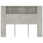 vidaXL Dulap tăblie, gri beton, 140x18,5x104,5 cm vidaXL Dulap tăblie, gri beton, 140x18,5x104,5 cm
