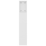 vidaXL Tăblie de pat cu dulap, alb, 160x18,5x104,5 cm