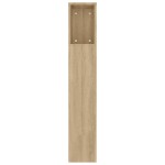 vidaXL Tăblie de pat cu dulap, stejar sonoma, 180x18,5x104,5 cm vidaXL Tăblie de pat cu dulap, stejar sonoma, 180x18,5x104,5 cm