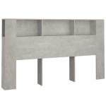 vidaXL Dulap tăblie, gri beton, 180x18,5x104,5 cm vidaXL Dulap tăblie, gri beton, 180x18,5x104,5 cm