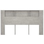 vidaXL Dulap tăblie, gri beton, 180x18,5x104,5 cm vidaXL Dulap tăblie, gri beton, 180x18,5x104,5 cm