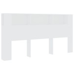 vidaXL Dulap tăblie, alb, 200x18,5x104,5 cm vidaXL Dulap tăblie, alb, 200x18,5x104,5 cm