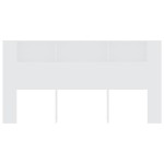 vidaXL Dulap tăblie, alb, 200x18,5x104,5 cm vidaXL Dulap tăblie, alb, 200x18,5x104,5 cm