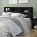 vidaXL Dulap tăblie, negru, 200x18,5x104,5 cm vidaXL Dulap tăblie, negru, 200x18,5x104,5 cm