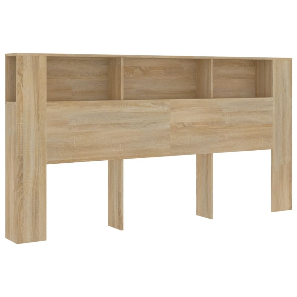 vidaXL Dulap tăblie, stejar Sonoma, 200 x 18,5 x 104,5 cm