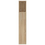 vidaXL Dulap tăblie, stejar Sonoma, 200 x 18,5 x 104,5 cm
