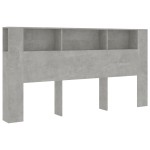 vidaXL Dulap tăblie, gri beton, 200x18,5x104,5 cm vidaXL Dulap tăblie, gri beton, 200x18,5x104,5 cm