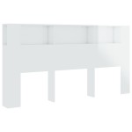 vidaXL Dulap tăblie, alb extralucios, 200x18,5x104,5 cm vidaXL Dulap tăblie, alb extralucios, 200x18,5x104,5 cm