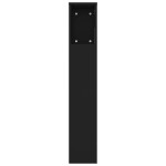 vidaXL Tăblie de pat cu dulap, negru, 220x18,5x104,5 cm vidaXL Tăblie de pat cu dulap, negru, 220x18,5x104,5 cm