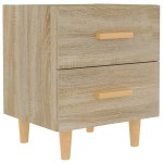 vidaXL Noptieră, stejar sonoma, 40x35x47,5 cm vidaXL Noptieră, stejar sonoma, 40x35x47,5 cm