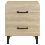 vidaXL Noptiere, 2 buc., stejar sonoma, 40x35x47,5 cm vidaXL Noptiere, 2 buc., stejar sonoma, 40x35x47,5 cm