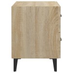 vidaXL Noptiere, 2 buc., stejar sonoma, 40x35x47,5 cm vidaXL Noptiere, 2 buc., stejar sonoma, 40x35x47,5 cm
