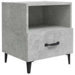 vidaXL Noptiere, 2 buc., gri beton, lemn prelucrat vidaXL Noptiere, 2 buc., gri beton, lemn prelucrat