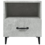 vidaXL Noptiere, 2 buc., gri beton, lemn prelucrat vidaXL Noptiere, 2 buc., gri beton, lemn prelucrat