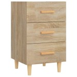 vidaXL Noptieră, stejar sonoma, 40x40x66 cm, lemn compozit vidaXL Noptieră, stejar sonoma, 40x40x66 cm, lemn compozit