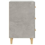 vidaXL Noptieră, gri beton, 40x40x66 cm, lemn compozit