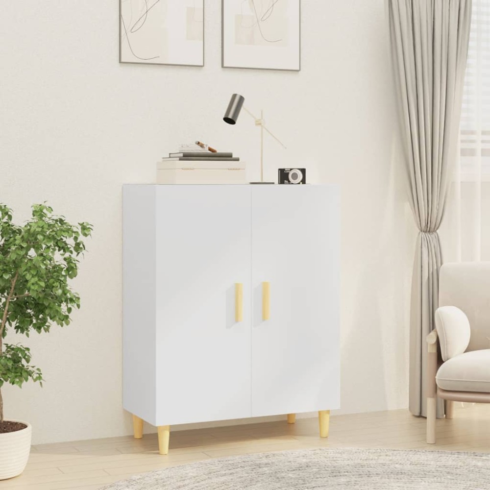 vidaXL Servantă, alb, 70x34x90 cm, lemn prelucrat