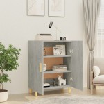 vidaXL Servantă, gri beton, 70x34x90 cm, lemn prelucrat vidaXL Servantă, gri beton, 70x34x90 cm, lemn prelucrat