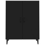 vidaXL Servantă, negru, 70x34x90 cm, lemn prelucrat