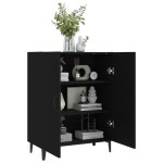 vidaXL Servantă, negru, 70x34x90 cm, lemn prelucrat