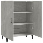 vidaXL Servantă, gri beton, 70x34x90 cm, lemn prelucrat