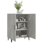 vidaXL Servantă, gri beton, 70x34x90 cm, lemn prelucrat