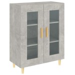 vidaXL Dulap, gri beton, 69,5x34x90 cm, lemn compozit vidaXL Dulap, gri beton, 69,5x34x90 cm, lemn compozit