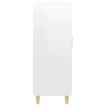 vidaXL Dulap, alb extralucios, 69,5x34x90 cm, lemn compozit
