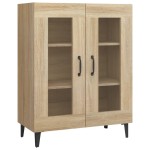 vidaXL Dulap, stejar sonoma, 69,5x34x90 cm, lemn compozit