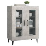 vidaXL Dulap, gri beton, 69,5x34x90 cm, lemn compozit vidaXL Dulap, gri beton, 69,5x34x90 cm, lemn compozit