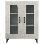 vidaXL Dulap, gri beton, 69,5x34x90 cm, lemn compozit vidaXL Dulap, gri beton, 69,5x34x90 cm, lemn compozit