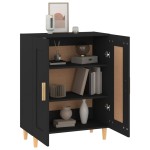 vidaXL Dulap, negru, 69,5x34x90 cm, lemn compozit