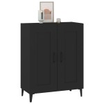 vidaXL Dulap, negru, 69,5x34x90 cm, lemn compozit